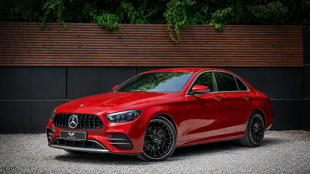 Mercedes-Benz E Class 2021 2.0 E220d Amg Line Premium Saloon Diese Red