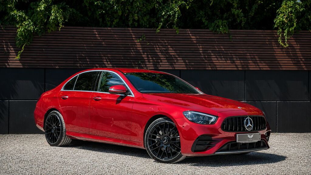 Mercedes-Benz E Class 2021 2.0 E220d Amg Line Premium Saloon Diese LR21YCX Red #3