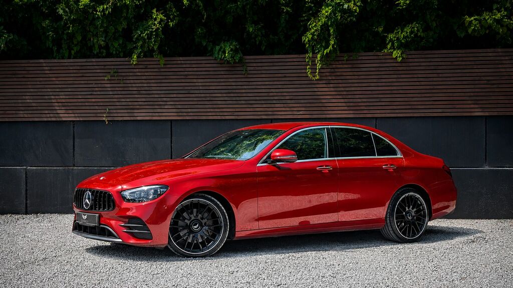 Mercedes-Benz E Class 2021 2.0 E220d Amg Line Premium Saloon Diese LR21YCX Red #2