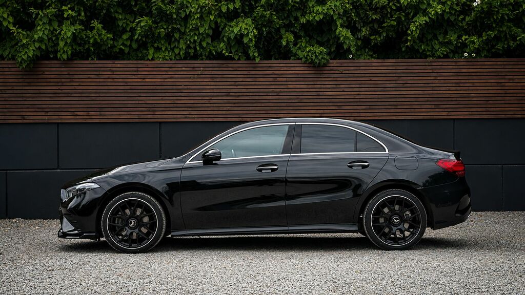 Mercedes-Benz A Class 2023 1.3 A250e 15.6Kwh Amg Line Executive Saloon LO23AXW Black #6