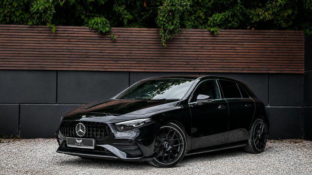 Mercedes-Benz A Class 2023 1.3 A200h Mhev Amg Line Premium Plus Hatchb Black