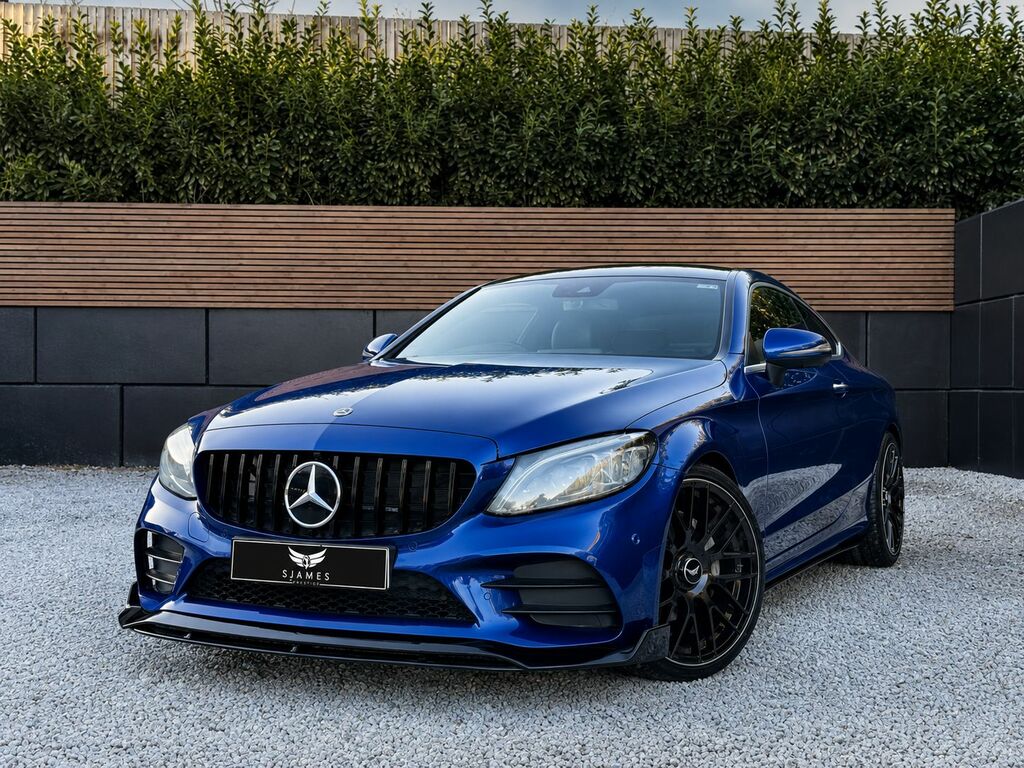 Mercedes-Benz C Class 2022 1.5 C200h Mhev Amg Line Edition Premium Cou Blue