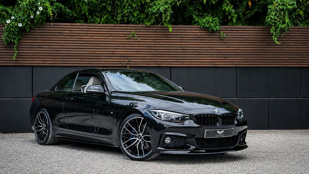 BMW 4 Series 2018 2.0 420I Gpf M Sport Convertible A Black #4