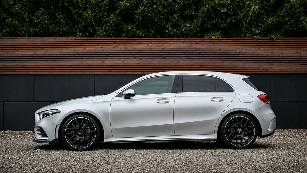 Mercedes-Benz A Class 2021 1.3 A180 Amg Line Executive Hatchback P Silver #5