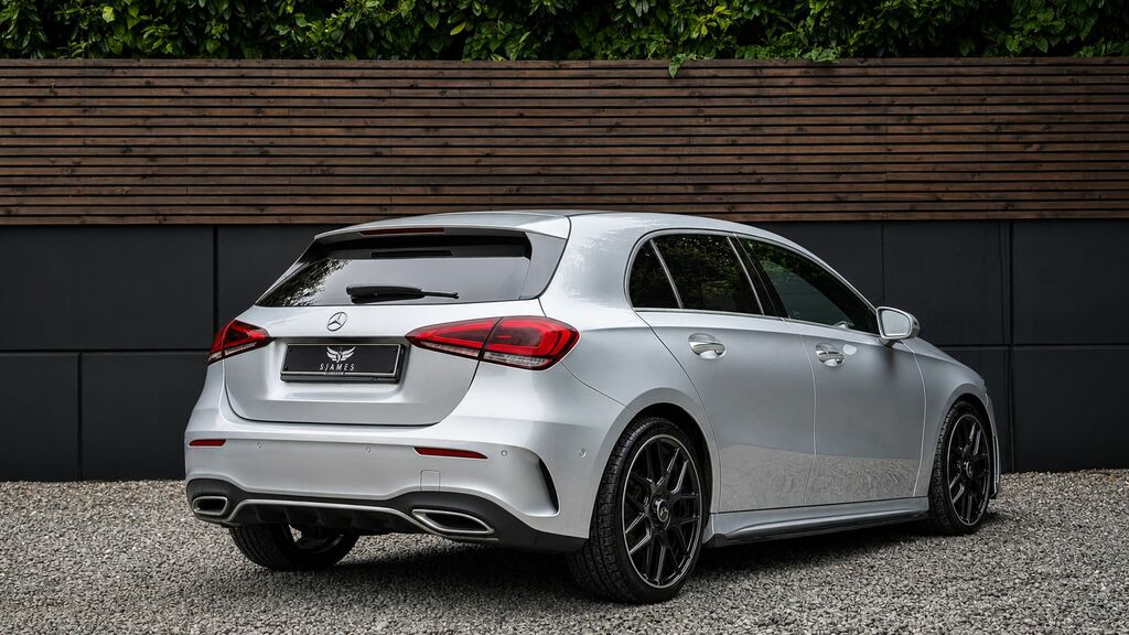 Mercedes-Benz A Class 2021 1.3 A180 Amg Line Executive Hatchback P Silver #6
