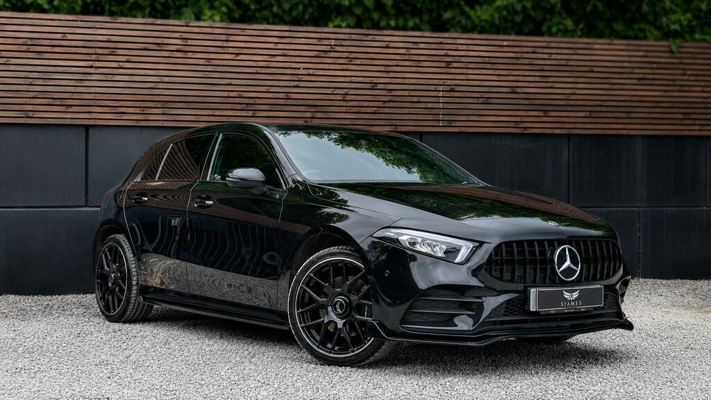 Mercedes-Benz A Class 2020 1.3 A200 Amg Line Executive Hatchback P Black #3