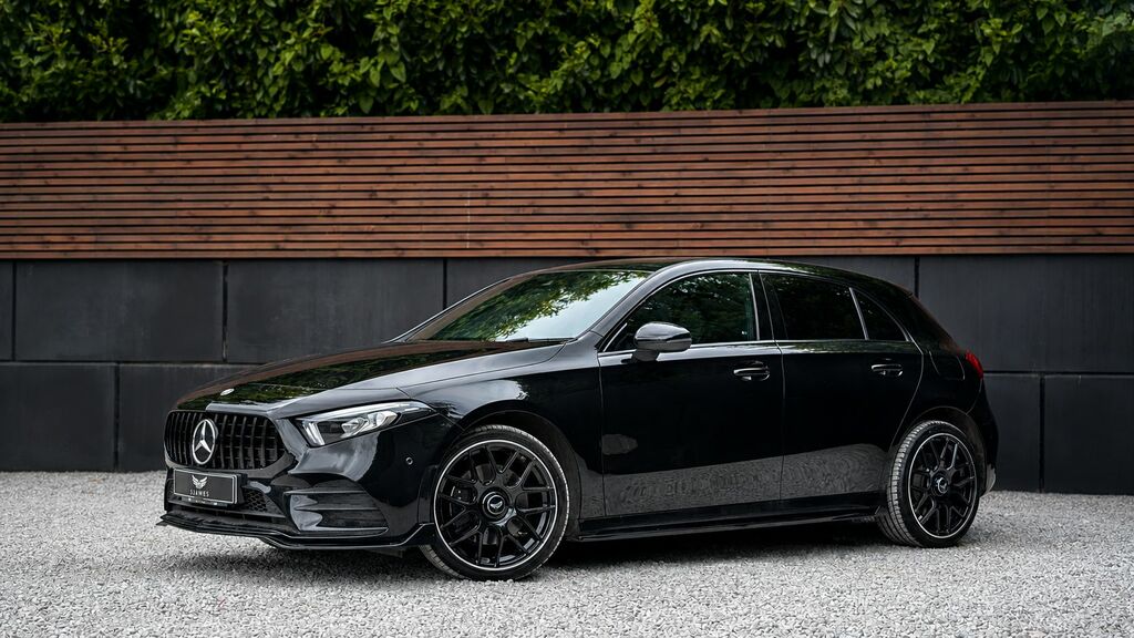 Mercedes-Benz A Class 2020 1.3 A200 Amg Line Executive Hatchback P Black #2