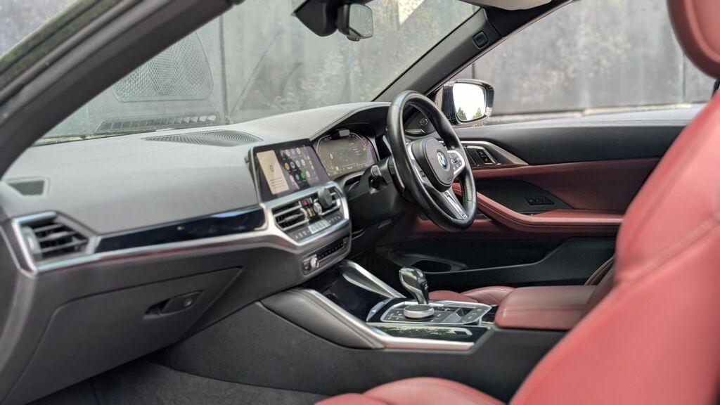 BMW 4 Series 2021 2.0 420I M Sport Convertible Black #2