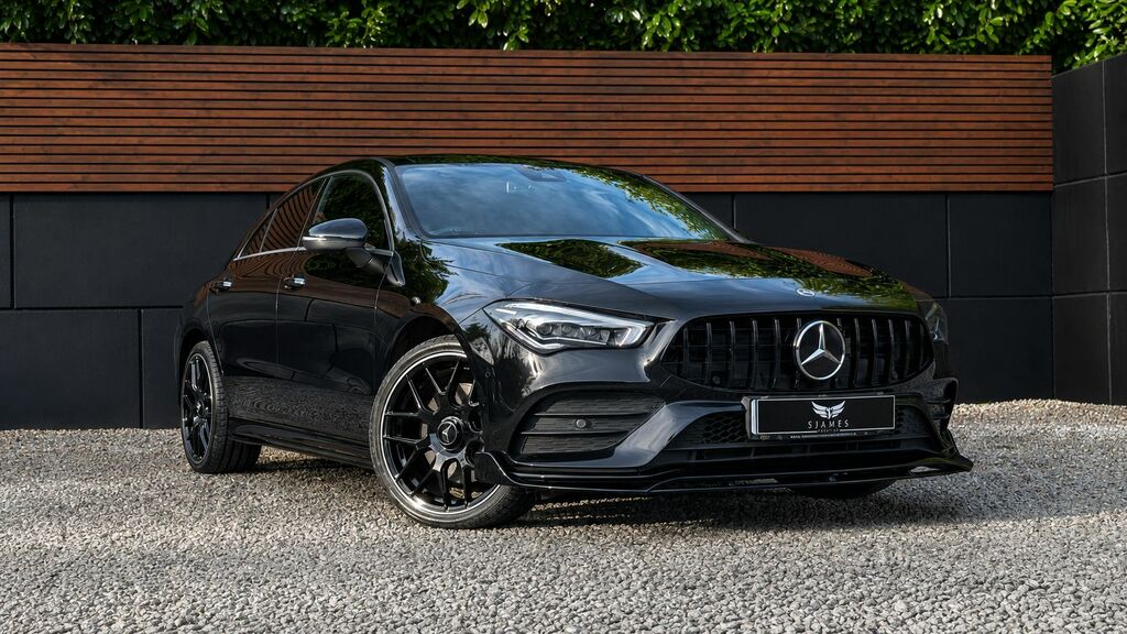 Mercedes-Benz CLA Class 2021 2.0 Cla220d Amg Line Premium Plus 2 Coupe 4 Black #3