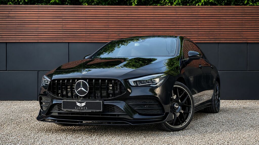 Mercedes-Benz CLA Class 2021 2.0 Cla220d Amg Line Premium Plus 2 Coupe 4 Black