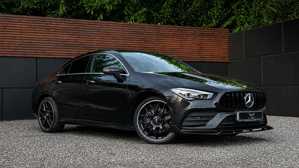 Mercedes-Benz CLA Class 2021 2.0 Cla220d Amg Line Premium Plus 2 Coupe 4 Black #4