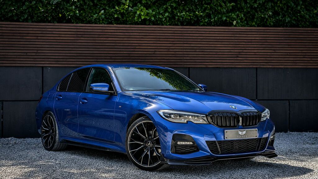 BMW 3 Series 2019 2.0 320I M Sport Saloon Euro EU69WOH Blue #3