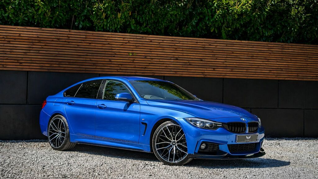 BMW 4 Series Gran Coupe 2018 2.0 420D M Sport Hatchback Eu Blue #4