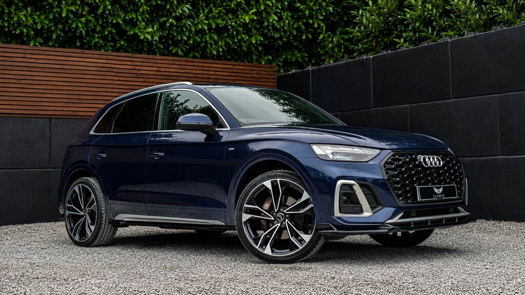 Audi Q5 2021 2.0 Tfsie 50 S Line Suv Plug-in Hy LT71JXJ Blue #4