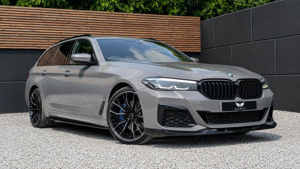 BMW 5 Series 2022 2.0 530E 12Kwh M Sport Touring Plu KN22WPZ Grey #3
