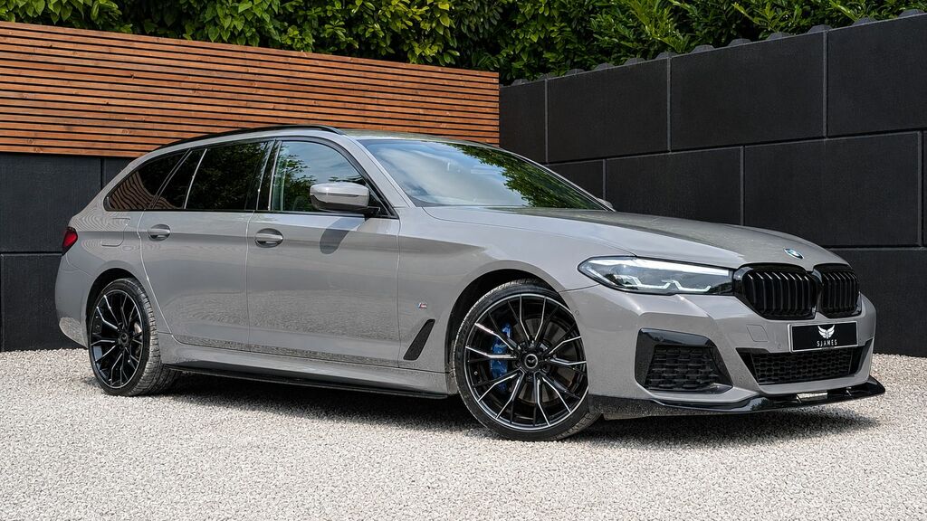 BMW 5 Series 2022 2.0 530E 12Kwh M Sport Touring Plu KN22WPZ Grey #4