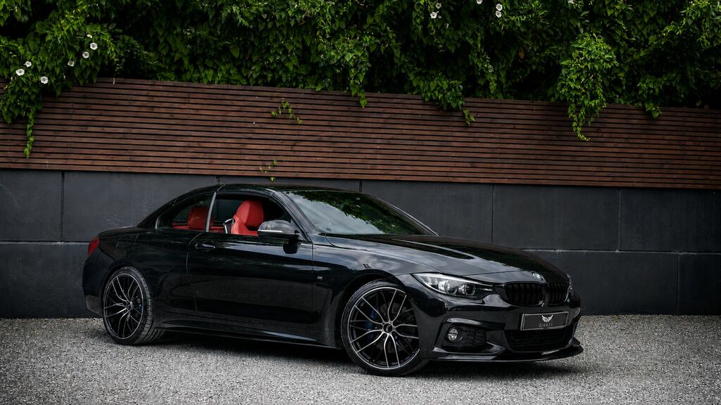 BMW 4 Series 2018 3.0 435D M Sport Convertible EF18GKY Black #4