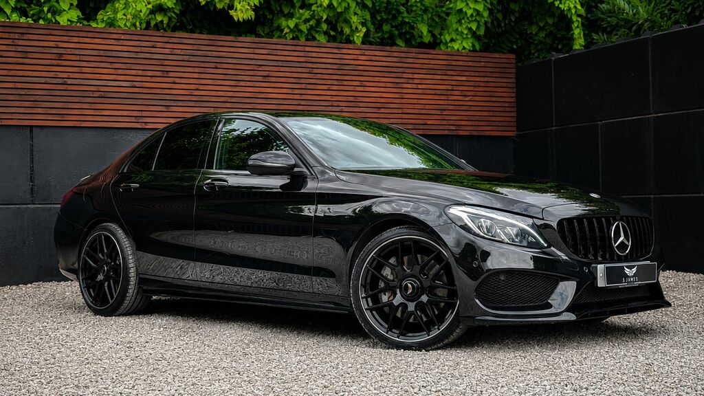 Mercedes-Benz C Class 2018 2.1 C220d Amg Line Saloon G-tronic Black #4