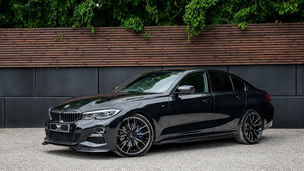 BMW 3 Series 2020 3.0 M340d Mht Saloon Hybrid X WG70JGV Black #2