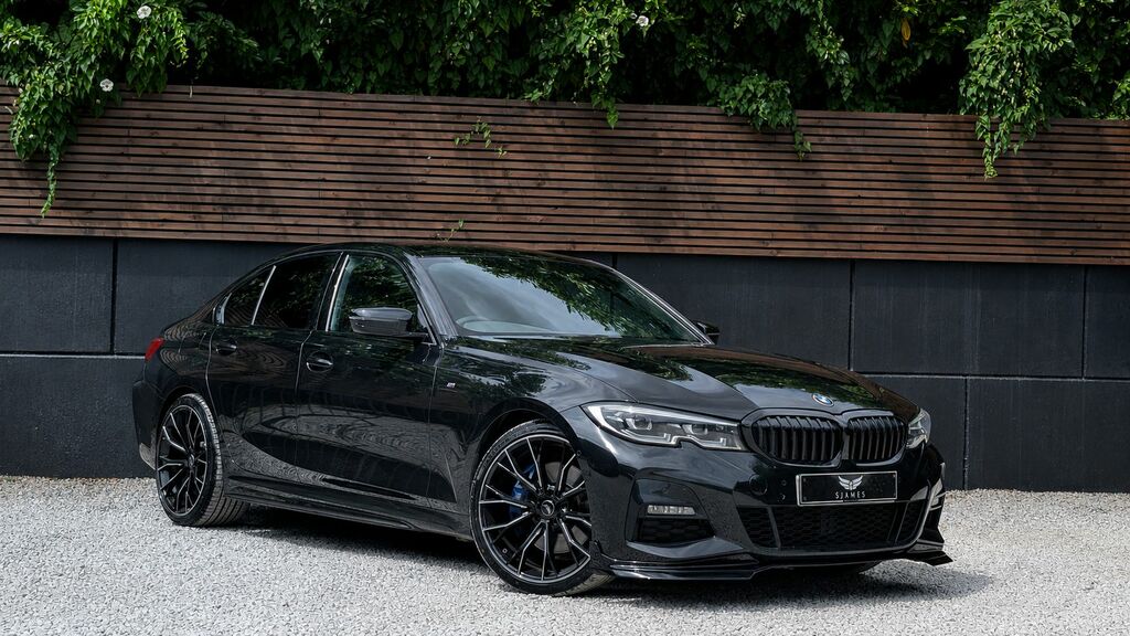 BMW 3 Series 2020 3.0 M340d Mht Saloon Hybrid X WG70JGV Black #3