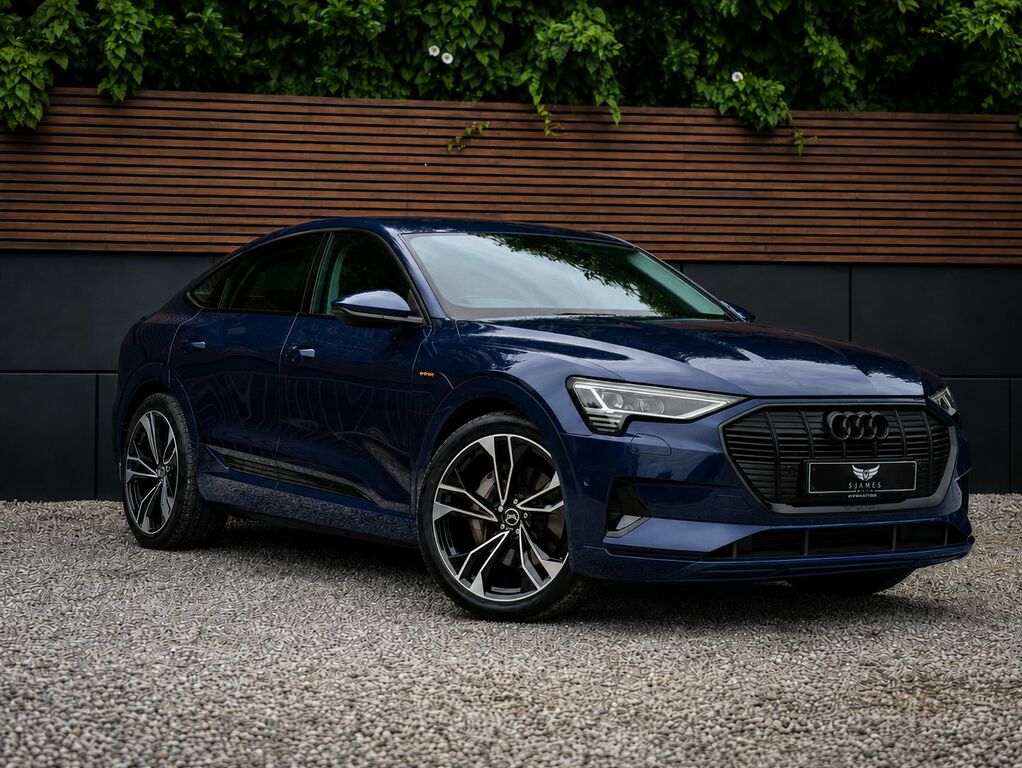 Audi E-tron 2021 55 S Line Sportback Quattro Blue #3