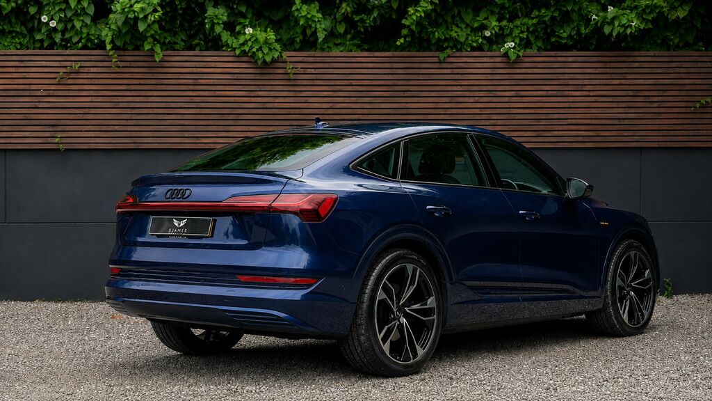 Audi E-tron 2021 55 S Line Sportback Quattro Blue #6