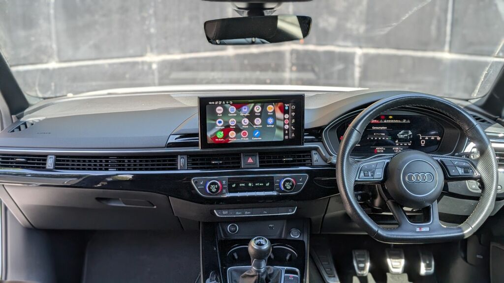 Audi A4 Avant 2021 2.0 Tfsi 35 Black Edition Estate M White #2