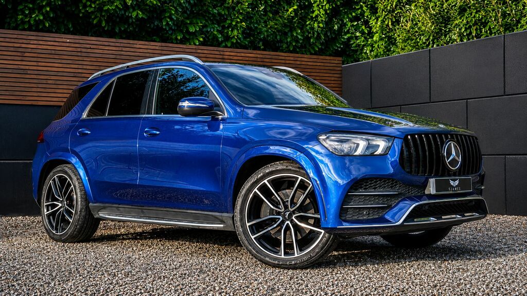 Mercedes-Benz GLE Class 2019 3.0 Gle450h Mhev Amg Line Premium Plus Suv Blue #4