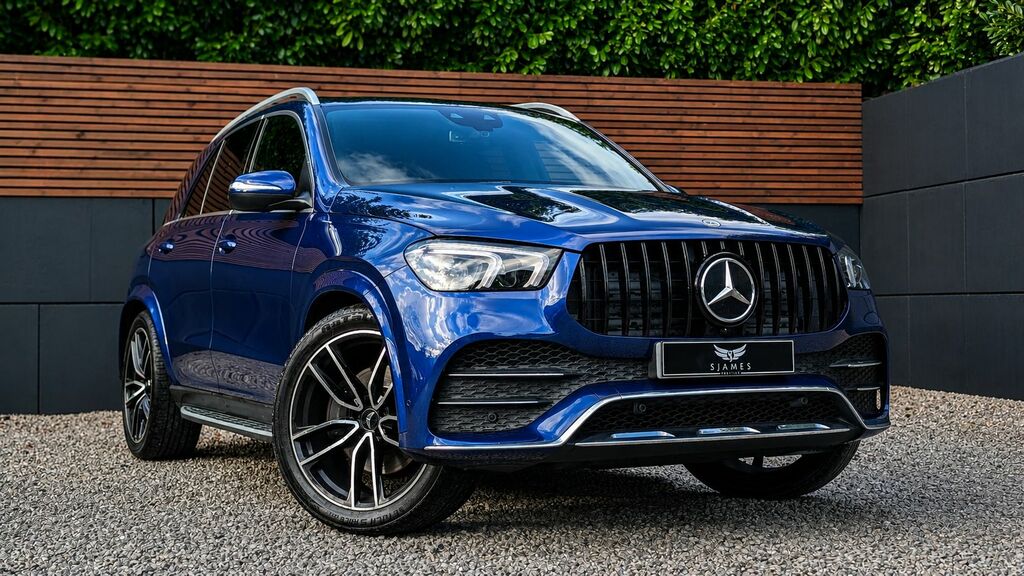 Mercedes-Benz GLE Class 2019 3.0 Gle450h Mhev Amg Line Premium Plus Suv Blue #3