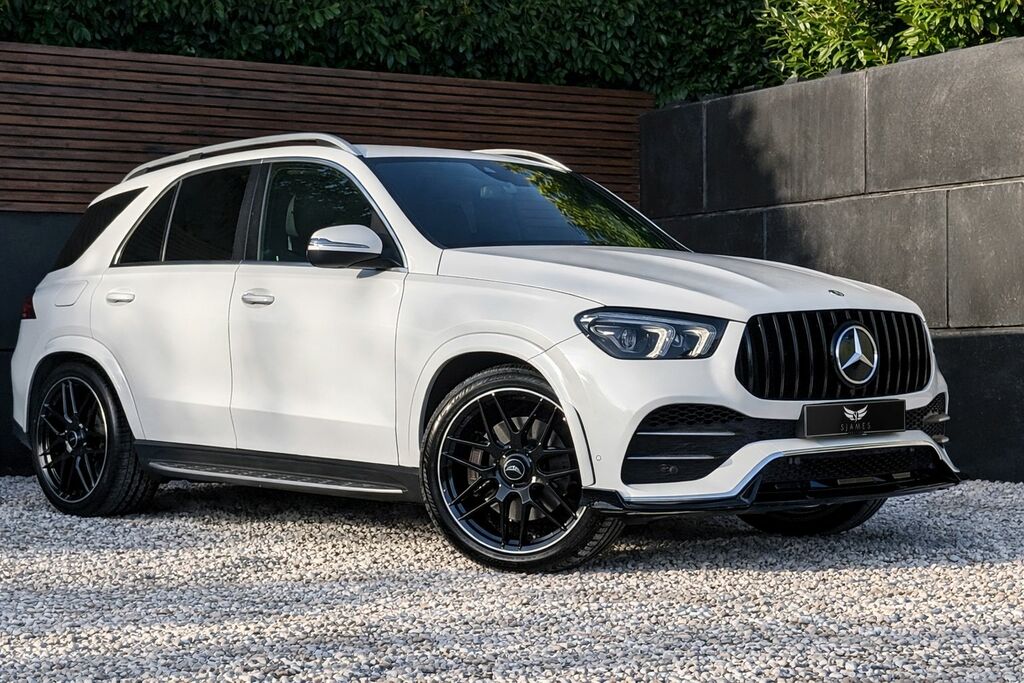 Mercedes-Benz GLE Class 2019 2.0 Gle300d Amg Line Premium Suv White #5