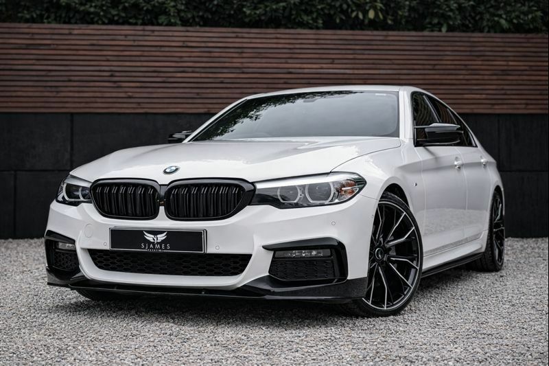 BMW 5 Series 2021 2.0 520D Mht M Sport Saloon Hybrid White