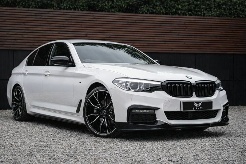BMW 5 Series 2021 2.0 520D Mht M Sport Saloon Hybrid White #4