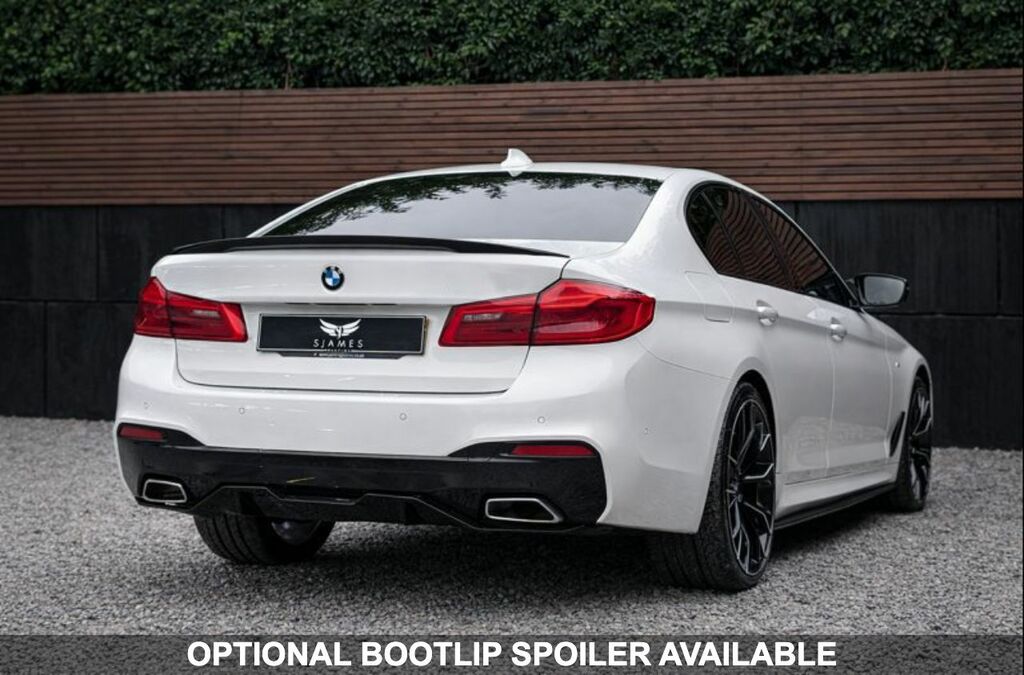 BMW 5 Series 2021 2.0 520D Mht M Sport Saloon Hybrid White #6