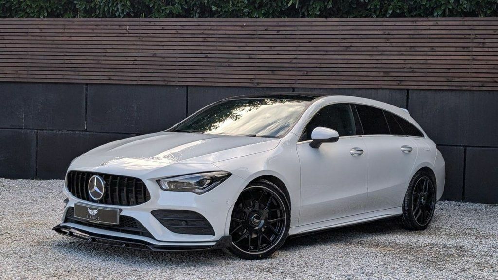 Mercedes-Benz CLA Class 2023 1.3 Cla200 Amg Line Premium 2 Shooting Brak White #2