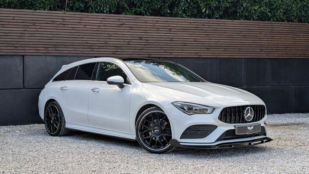 Mercedes-Benz CLA Class 2023 1.3 Cla200 Amg Line Premium 2 Shooting Brak White #4