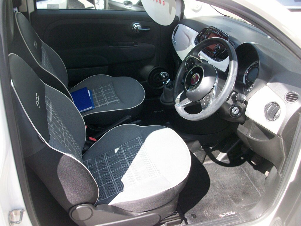 Fiat 500 1.2 Lounge Hatchback Euro 6 Ss Green #9