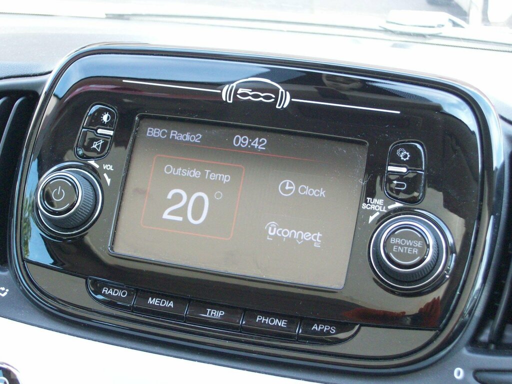 Fiat 500 1.2 Lounge Hatchback Euro 6 Ss Green #18