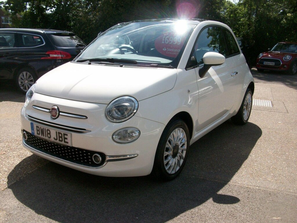 Fiat 500 1.2 Lounge Euro 6 Ss White #3