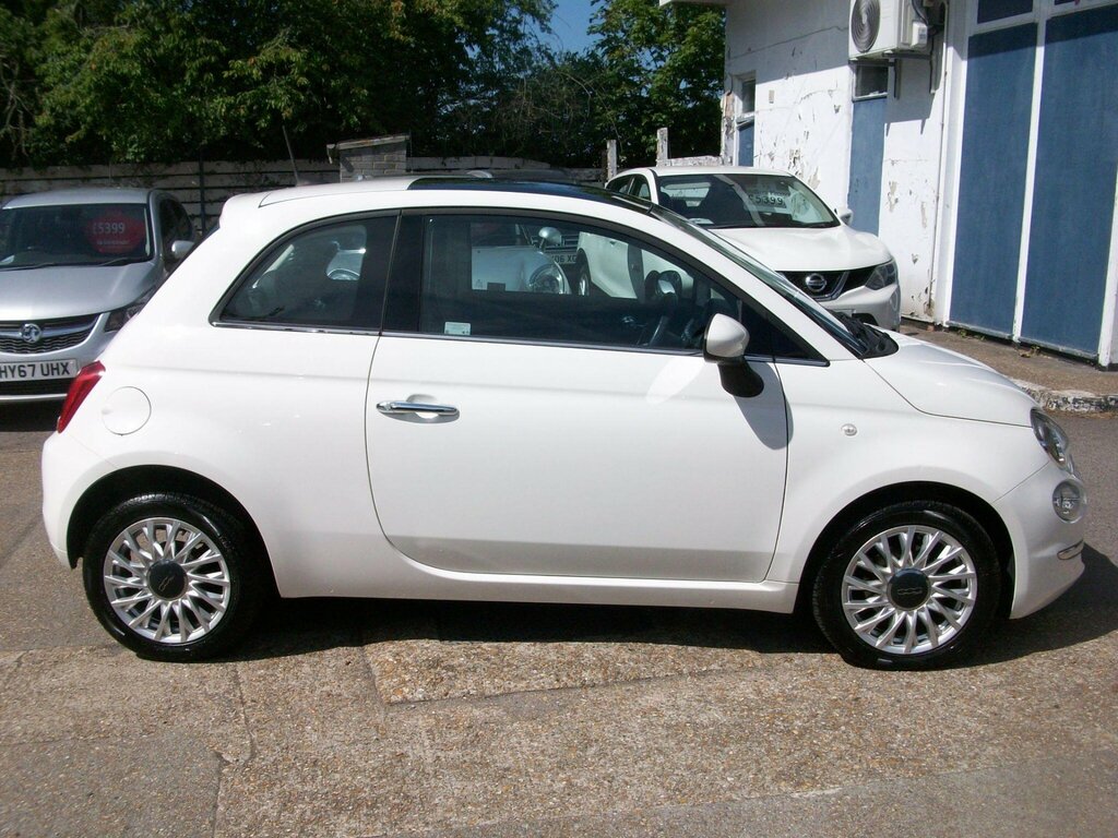 Fiat 500 1.2 Lounge Hatchback Euro 6 Ss Green #8