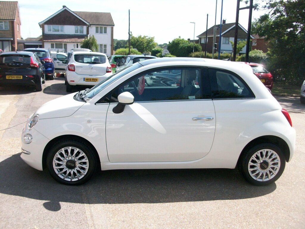 Fiat 500 1.2 Lounge Euro 6 Ss White #4