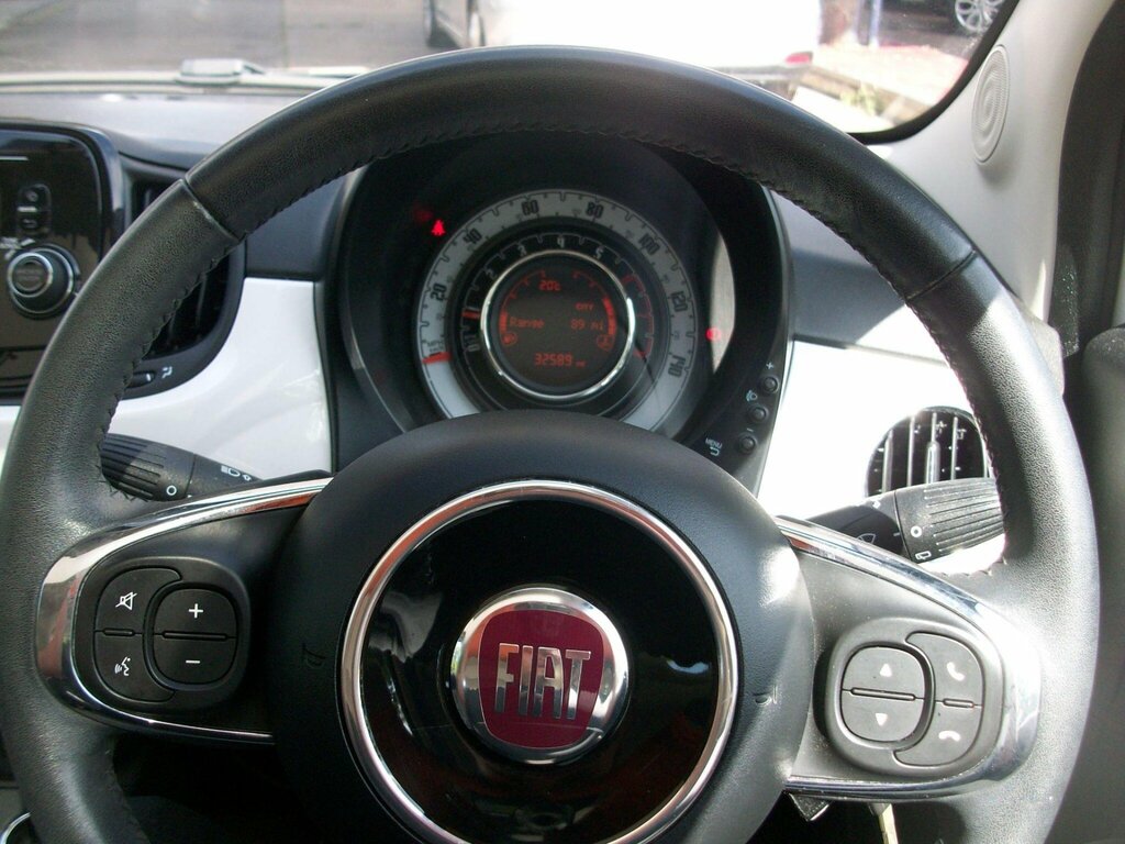Fiat 500 1.2 Lounge Hatchback Euro 6 Ss Green #15