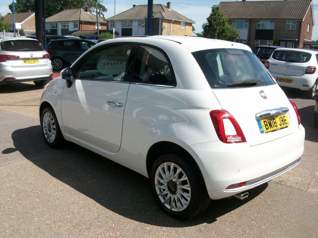 Fiat 500 1.2 Lounge Euro 6 Ss White #5