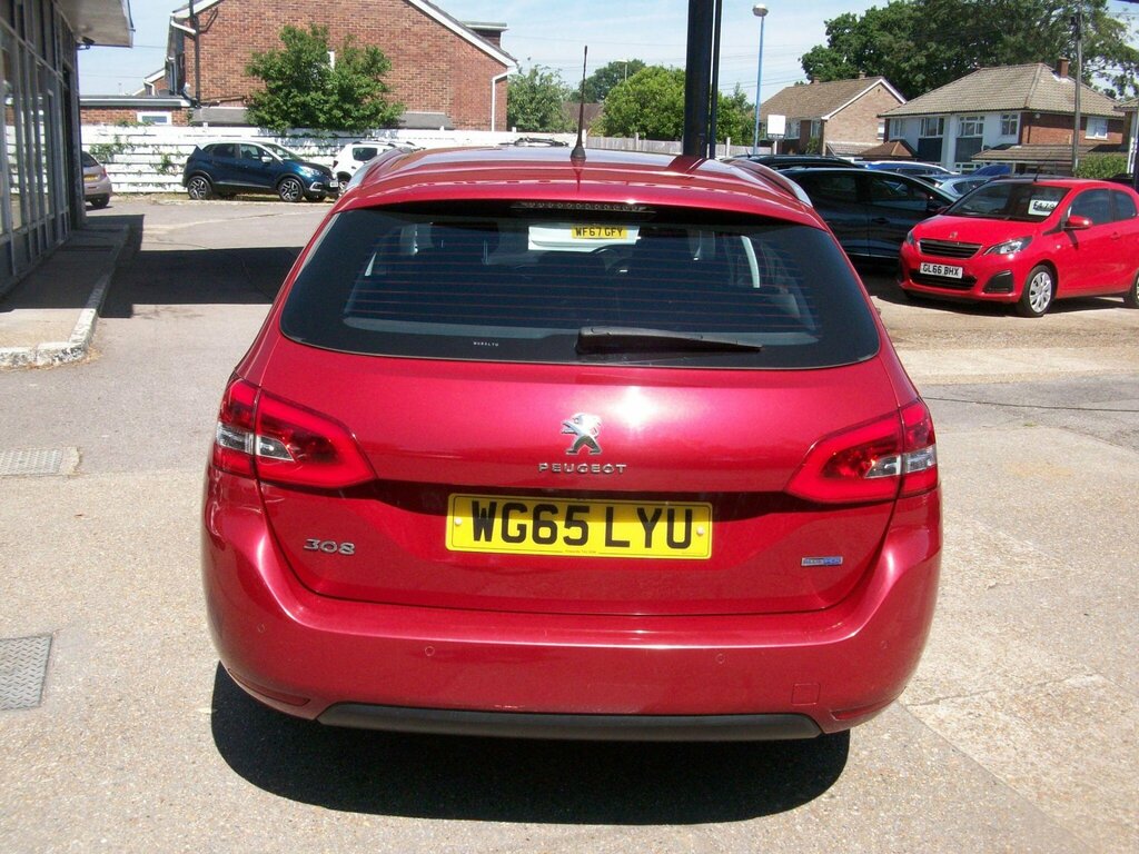 Peugeot 308 SW 1.6 Bluehdi Allure Euro 6 Ss Red #6