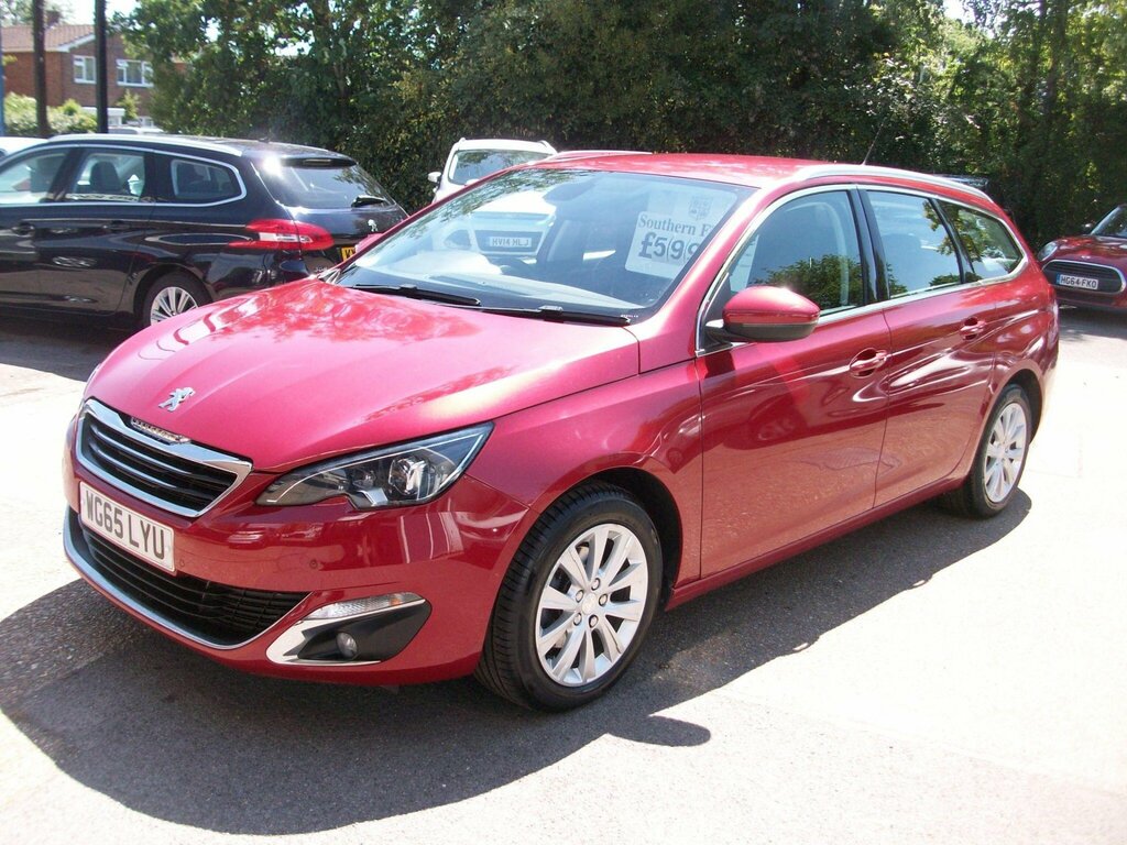 Peugeot 308 SW 1.6 Bluehdi Allure Euro 6 Ss Red #3