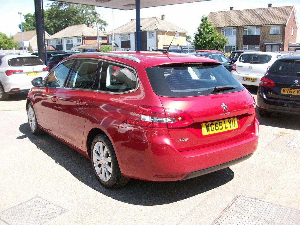 Peugeot 308 SW 1.6 Bluehdi Allure Euro 6 Ss Red #5