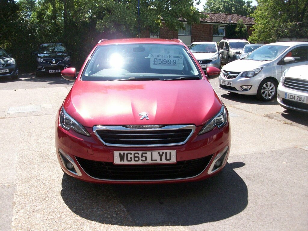 Peugeot 308 SW 1.6 Bluehdi Allure Euro 6 Ss Red #2