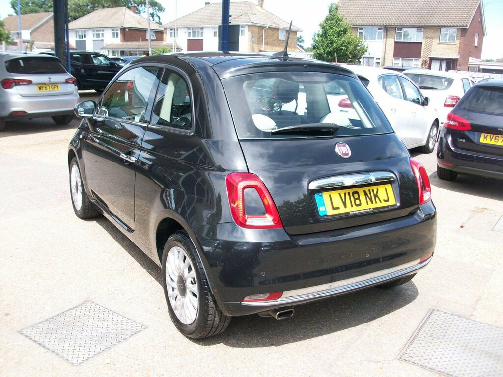 Fiat 500 1.2 Lounge Euro 6 Ss Black #5