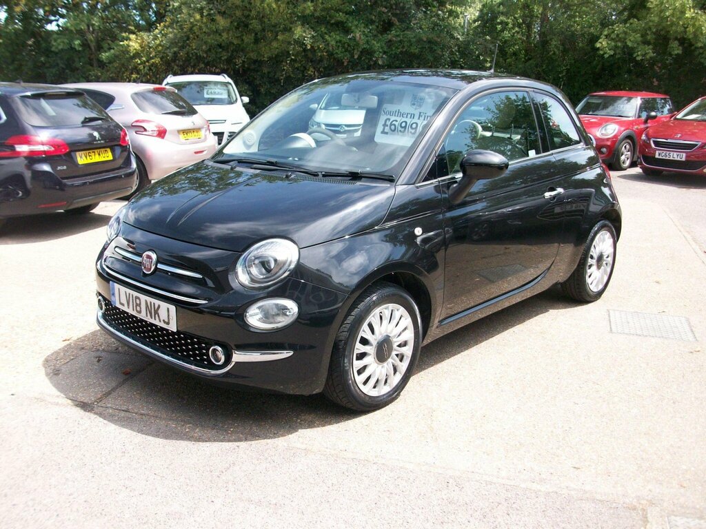 Fiat 500 1.2 Lounge Euro 6 Ss Black #3