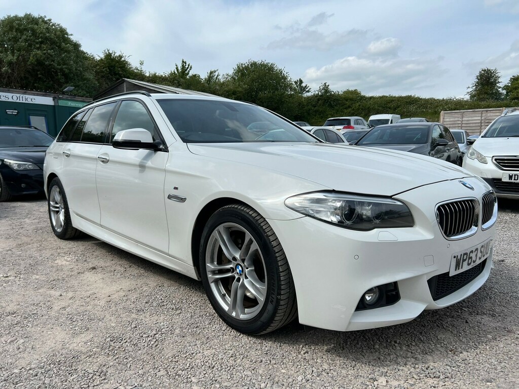 BMW 5 Series Estate 3.0 535D M Sport Touring 201363 WP63SUU White