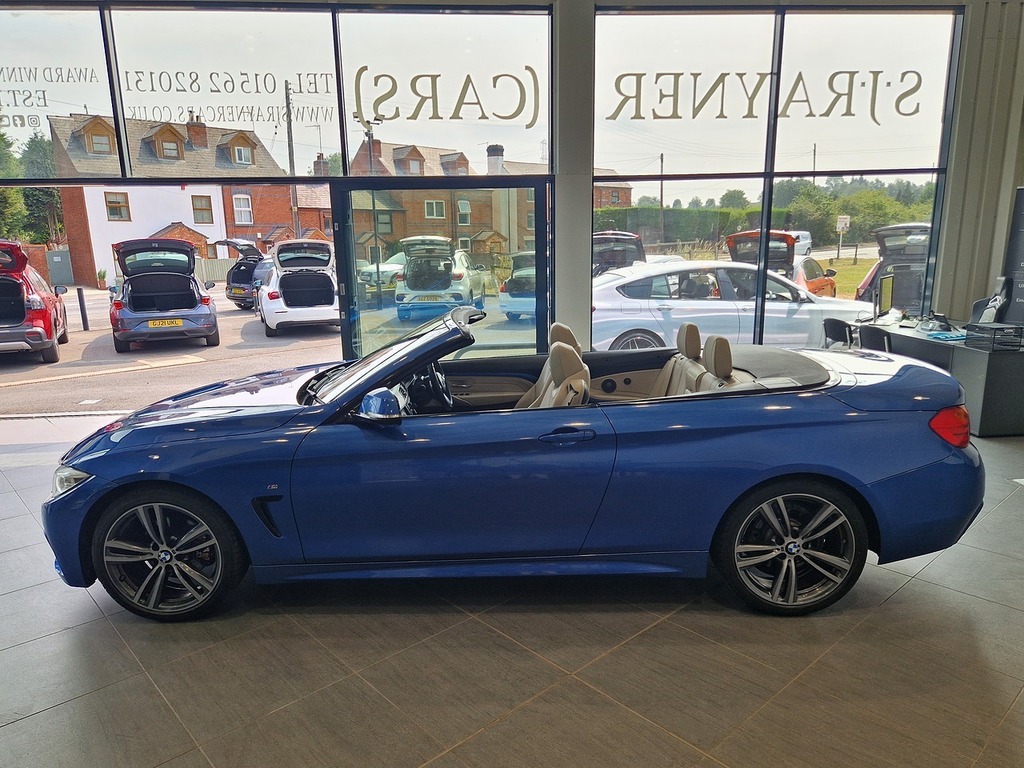 BMW 4 Series 420D M Sport VE15VWB Blue #3